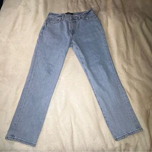 ABERCROMBIE & FITCH Vintage Stretch Straight Distressed Blue Denim Jeans 31x30